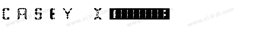 CASEY Italic字体转换